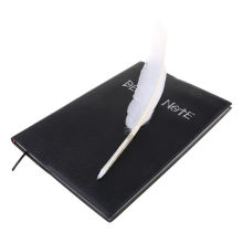 Nouvelle note de mort Cosplay Notebook &amp; Feather Pen Book Animation Art Writing Journal